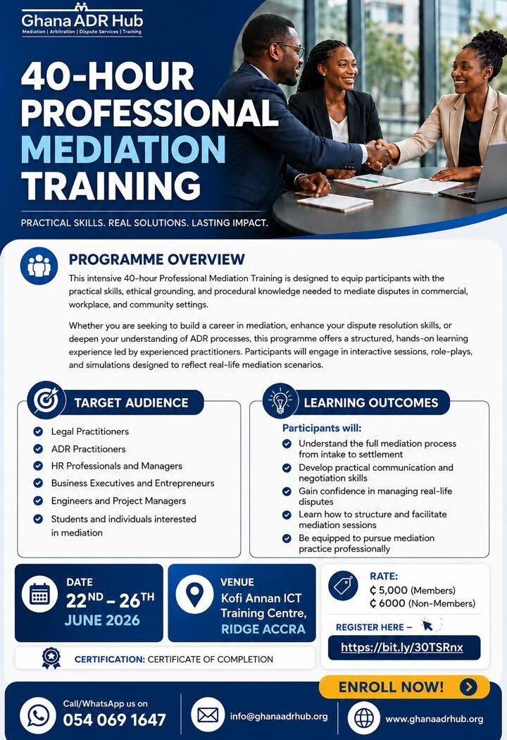 Mediation Training 2026