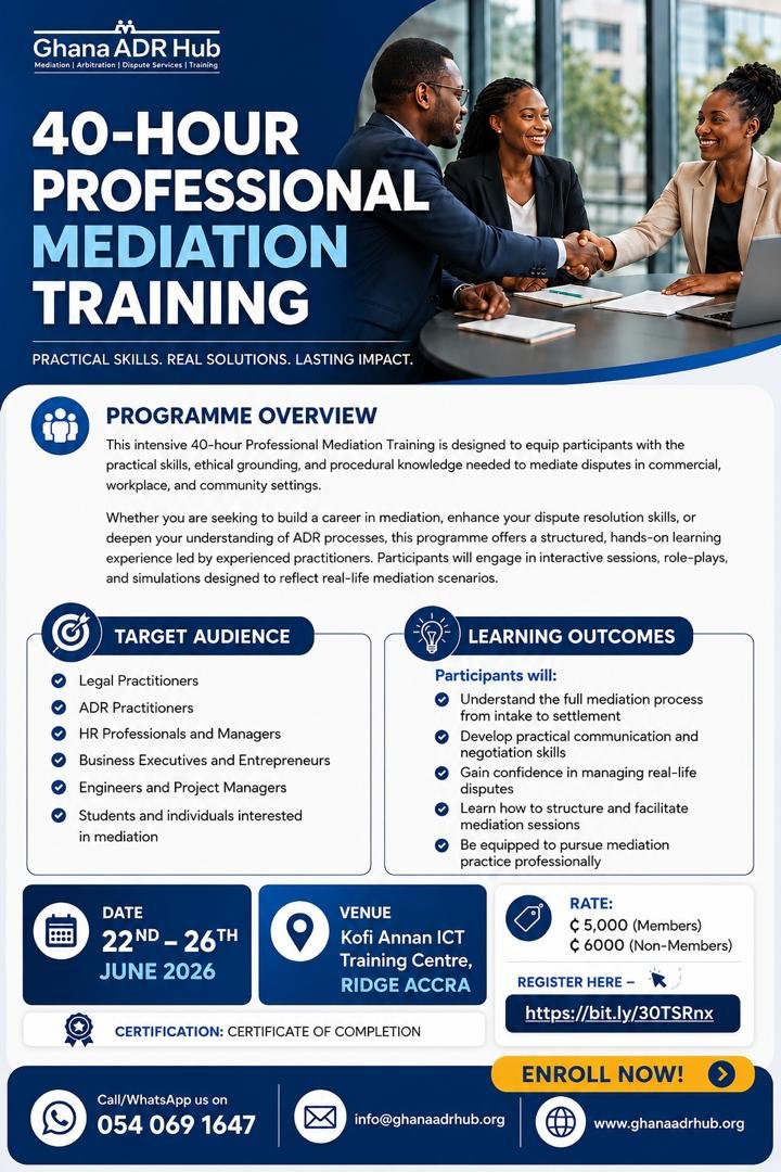 Mediation Training 2026